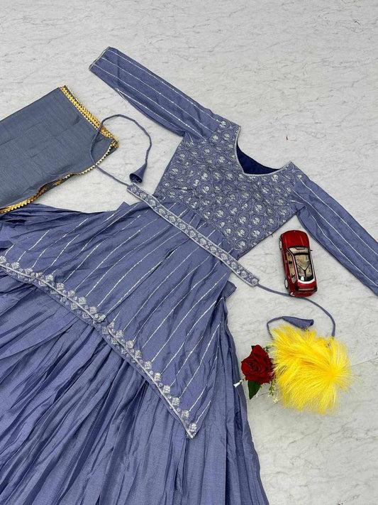 Sharara set violet