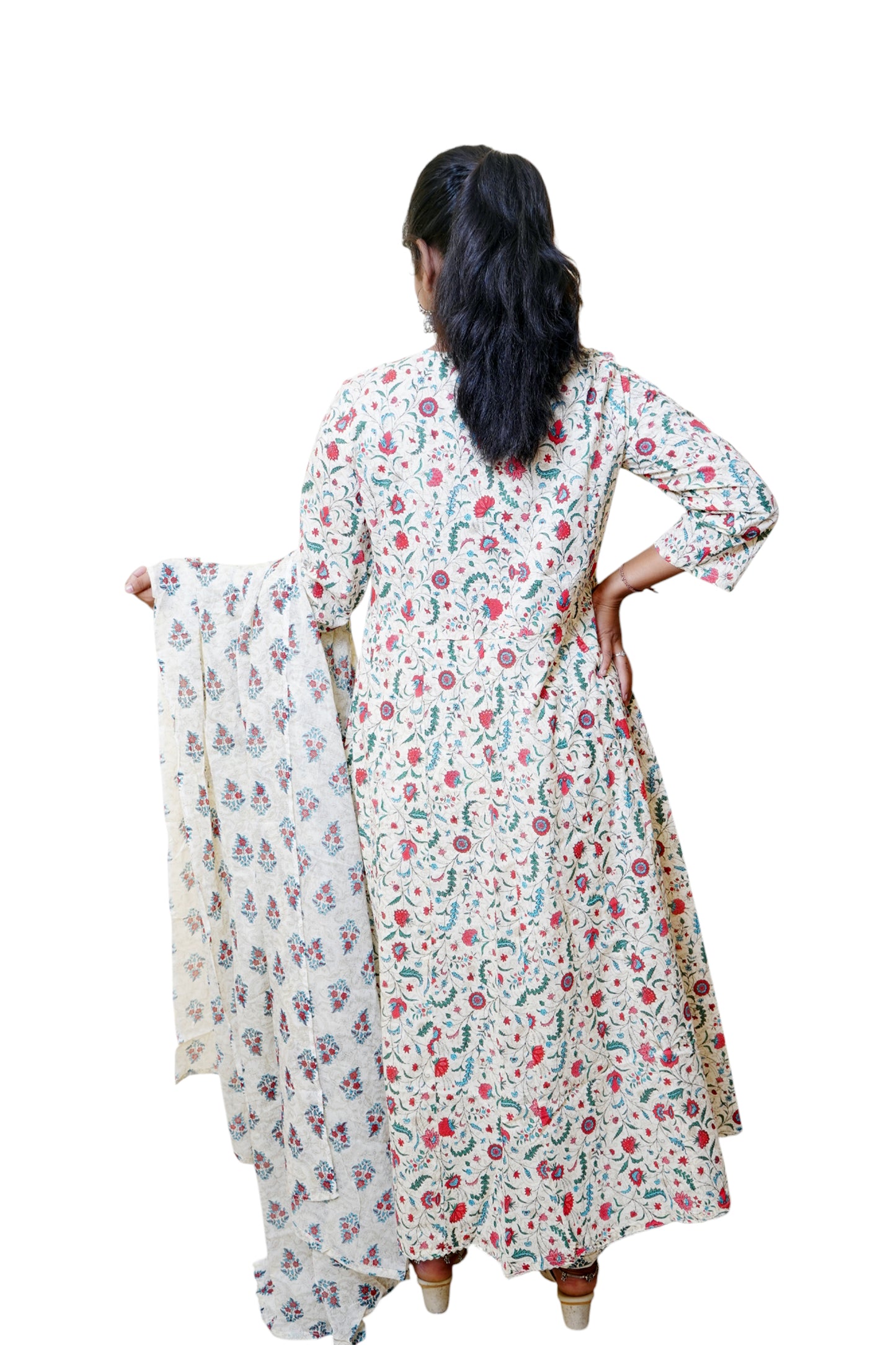 Meherun Nargis Ivory Suit Set