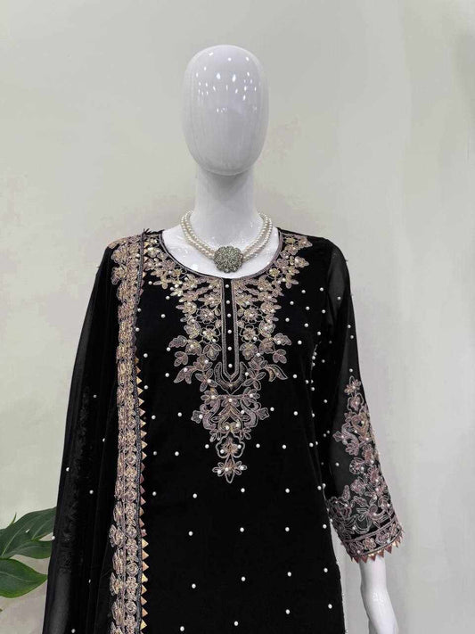 Black Colour Designer Dress