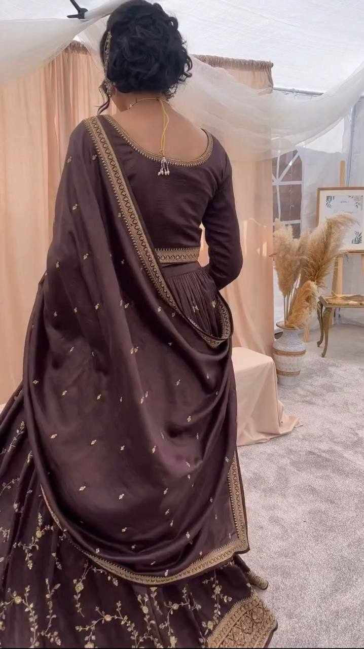 Lehenga set Brown