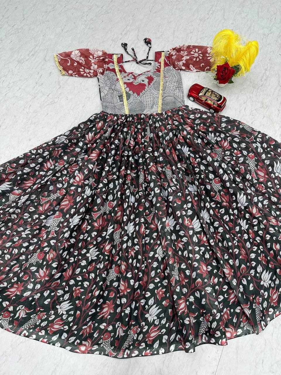 Kalamkari Black Dress