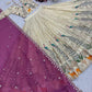 Lehenga set peacock wine
