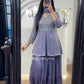 Sharara set violet