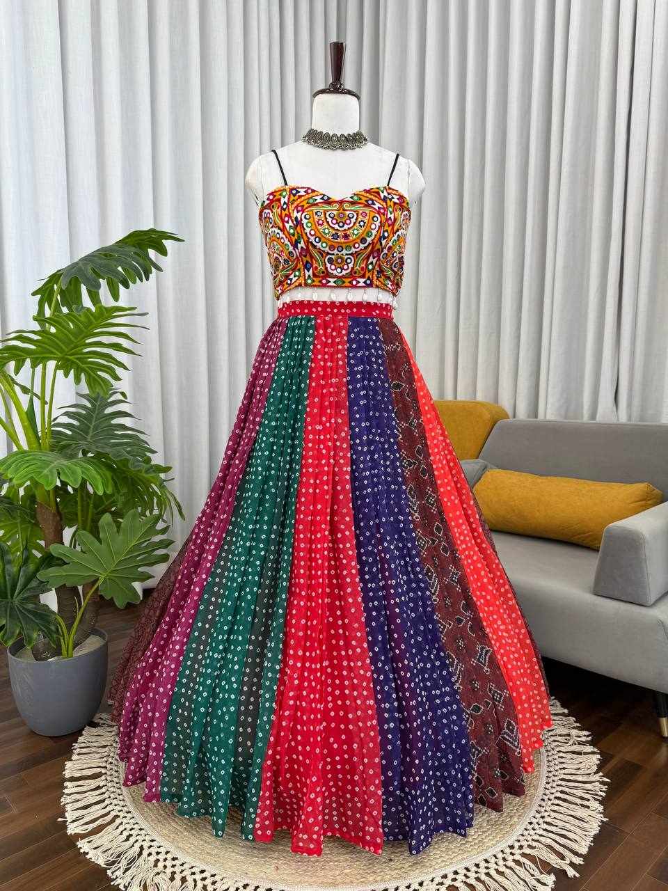 Lehenga set Colourful