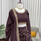 Lehenga set Brown