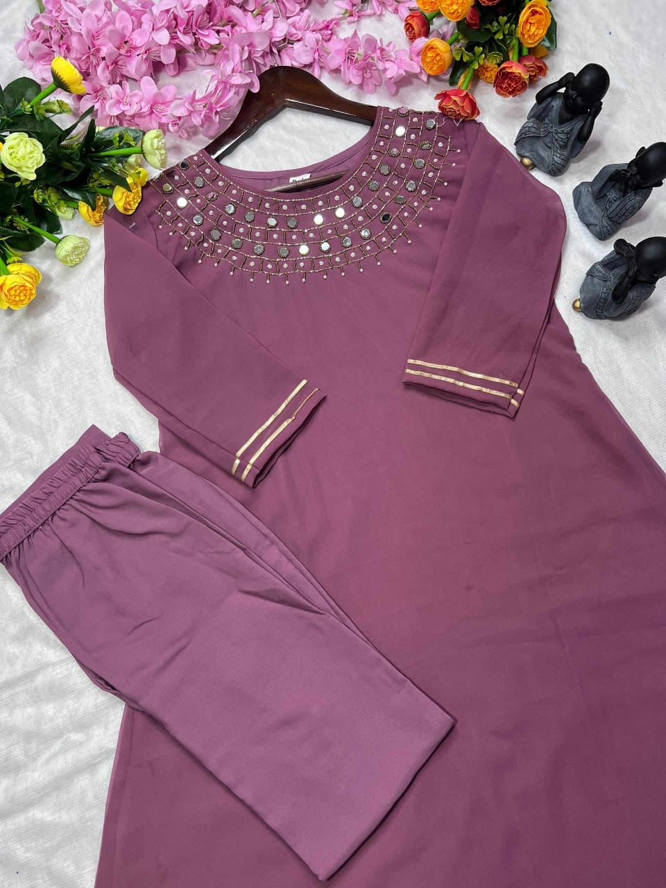 Purple Kurta