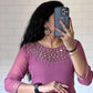 Purple Kurta