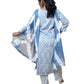 Amira Ikkat Blue Suit Set