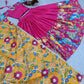 Lehenga set pink & Yellow