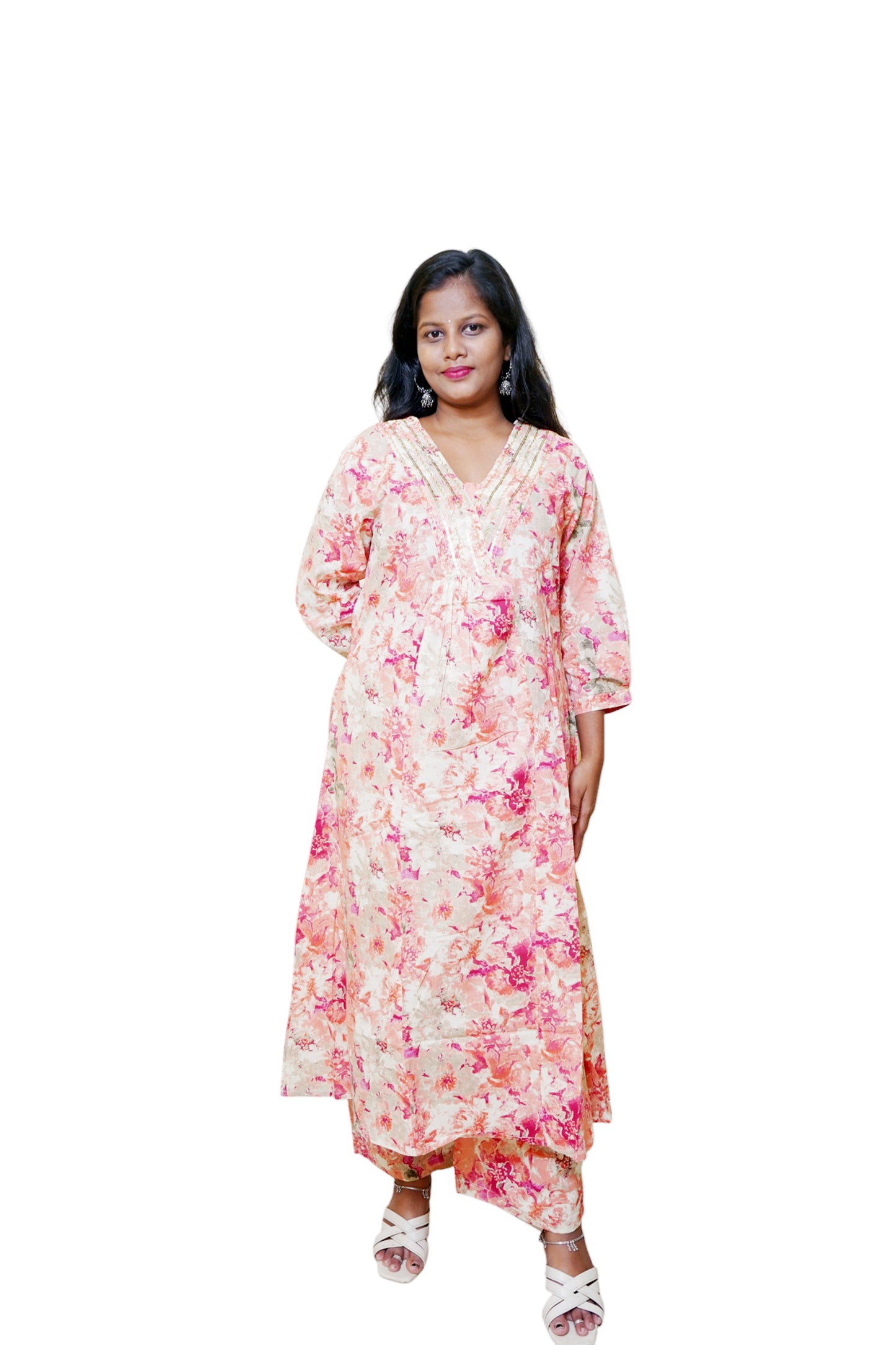 Malika Maryam Pink Cord Set