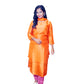 Mehrunnisa Shimmer Orange Suit set