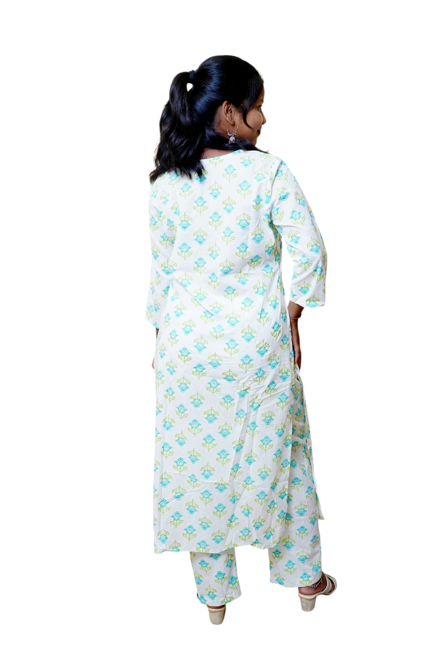 Noorya Jahanara Sky blue Kurta set