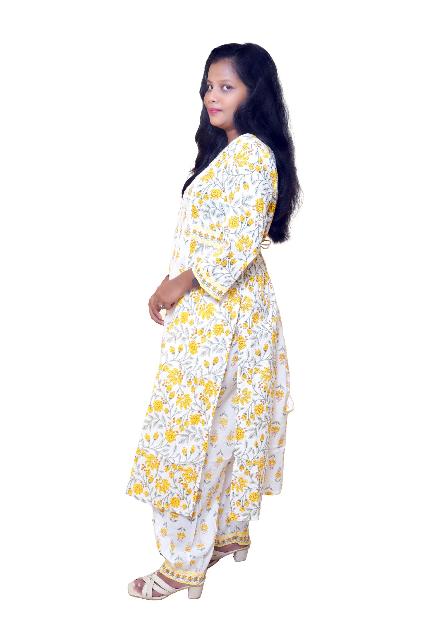 Noorya Jahanara Yellow Kurta set