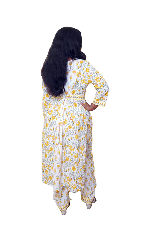 Noorya Jahanara Yellow Kurta set