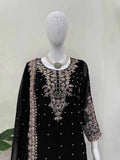 Black Colour Designer Dress
