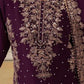 Purple Colour Designer Dress
