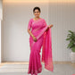 Pink Bandhani Butterfly Saree