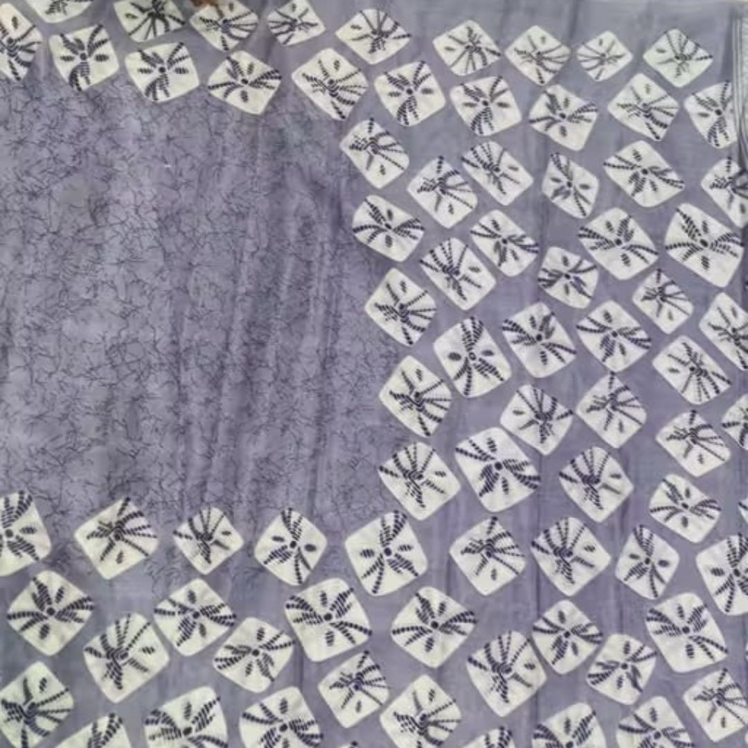 Chakri Blue Saree