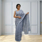 Chakri Blue Saree