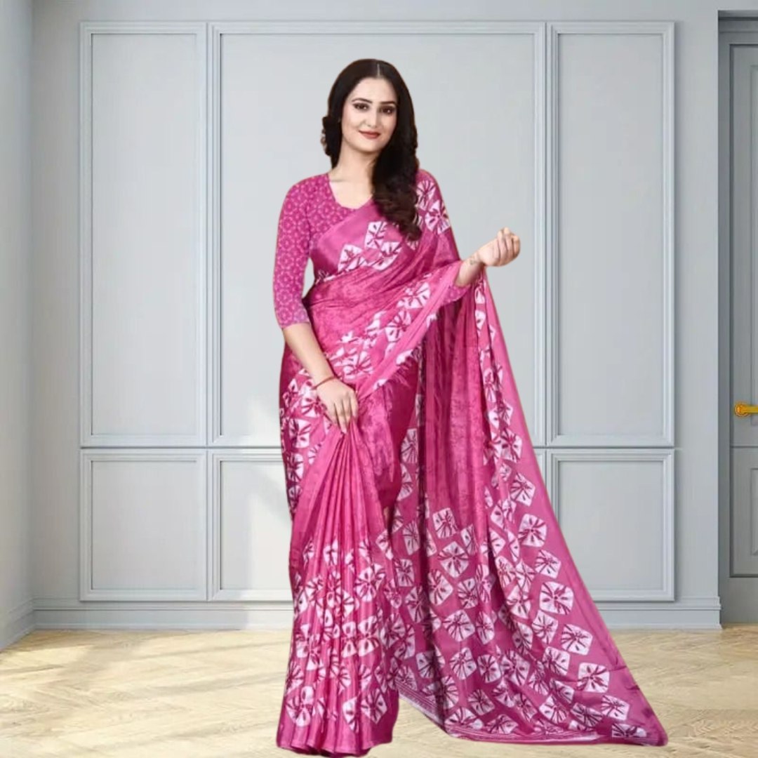 Chakri Pink Saree