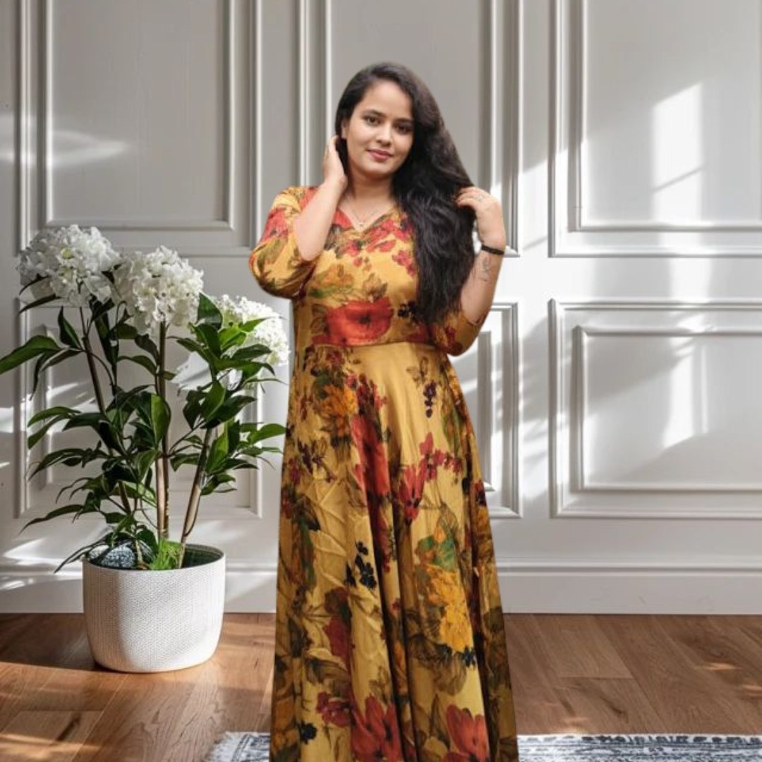 Silk Gold Gown