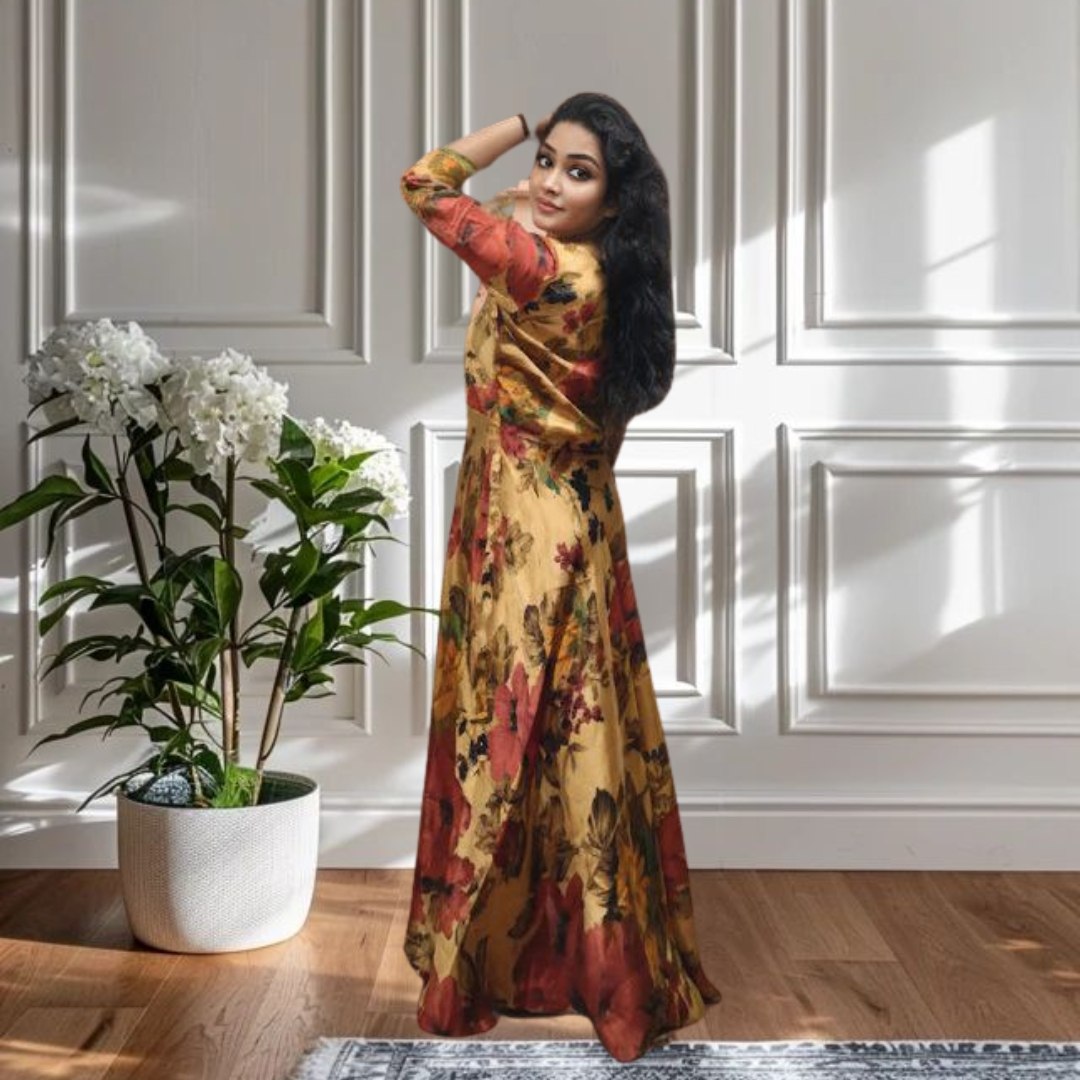 Silk Gold Gown